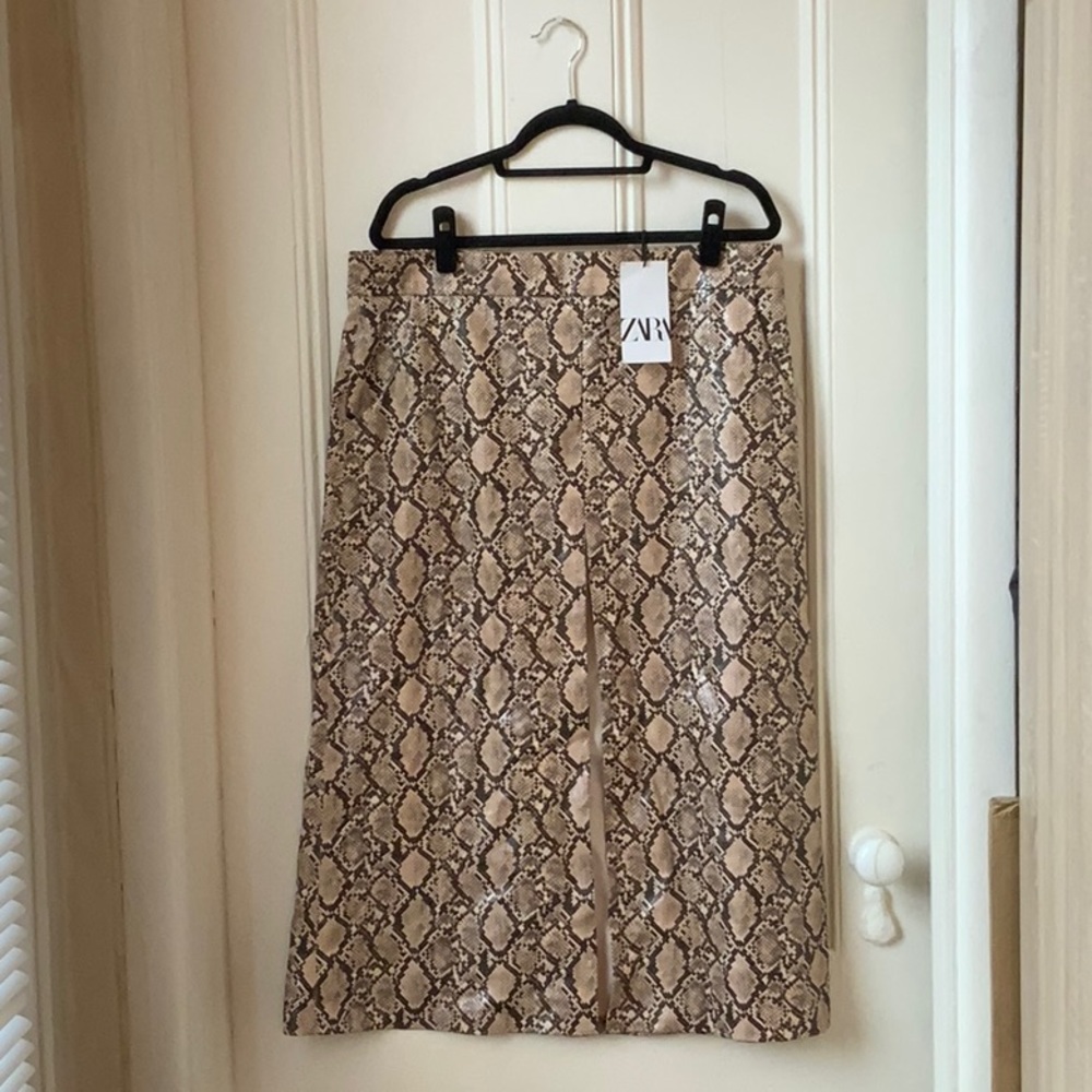 Zara Pleather Skirt